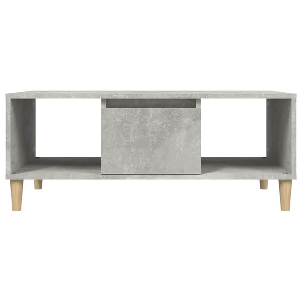 vidaXL Soffbord betonggrå 90x50x36,5 cm konstruerat trä Grå