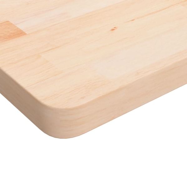 vidaXL Fyrkantig bordsskiva 50x50x4 cm obehandlad massiv ek Brun