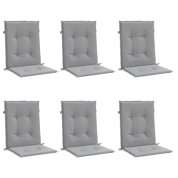 vidaXL Trädgårdsstolsdynor Grå 100 x 50 x 3 cm grå