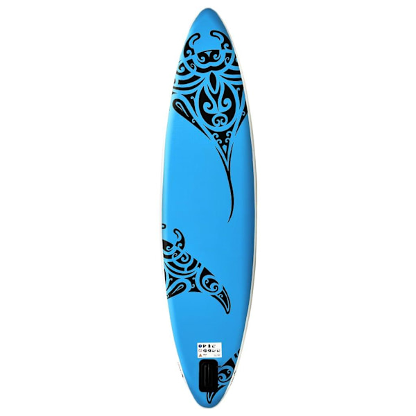 vidaXL SUP-bräda uppblåsbar 366x76x15 cm blå Blå