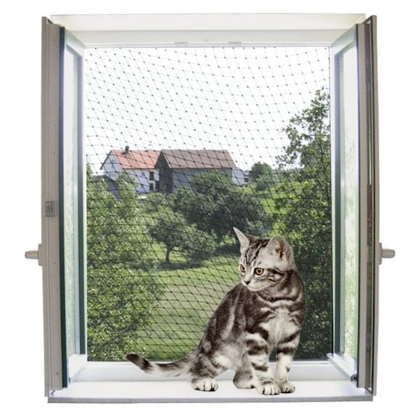 Kerbl Kattnät 6x3 m genomskinligt