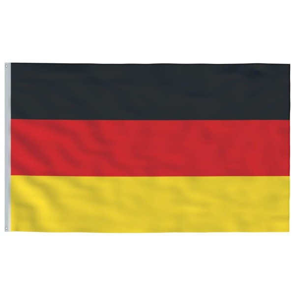 vidaXL Tysklands flagga 90x150 cm Flerfärgsdesign