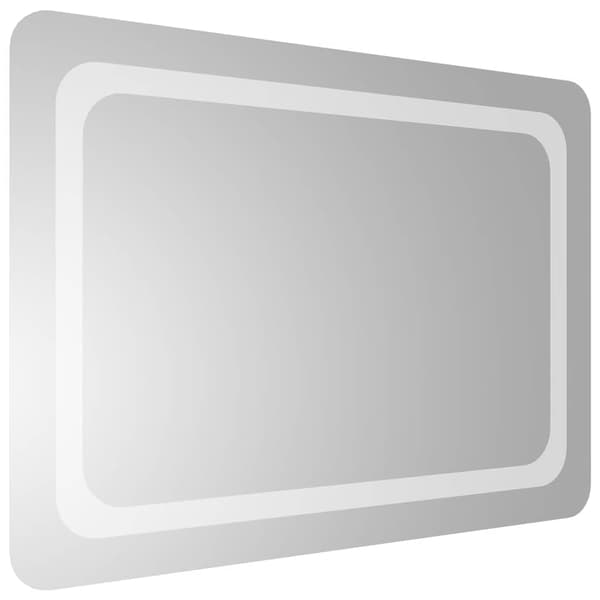 vidaXL Badrumsspegel LED 70x50 cm Transparent