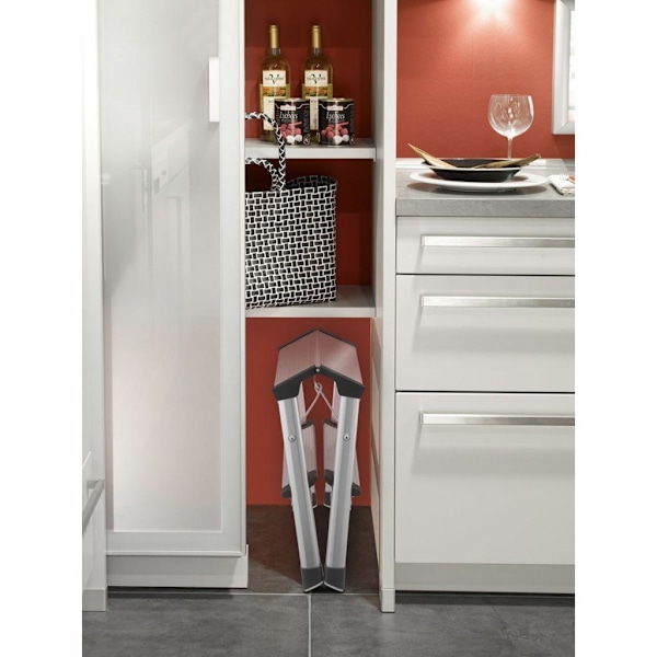 Hailo Hopfällbar trappstege L90 Step-ke 2x2 steg 40 cm 4442-701