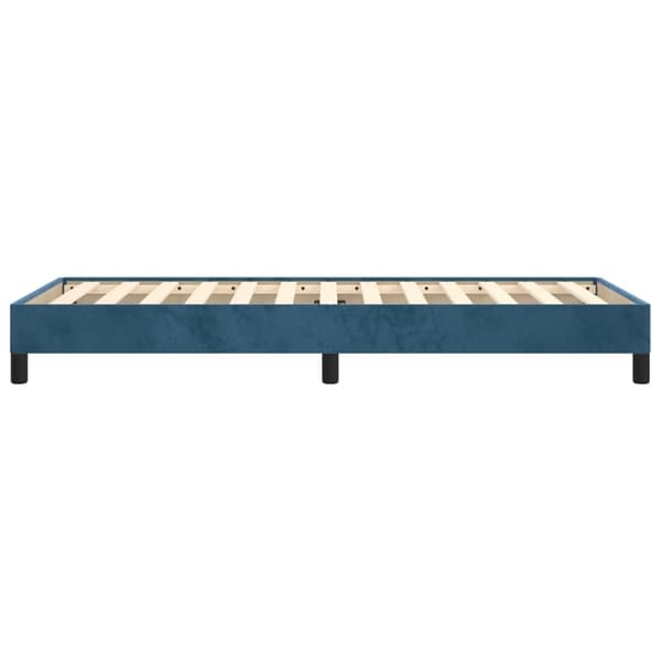 vidaXL Sängram mörkblå 90x200 cm sammet Blå