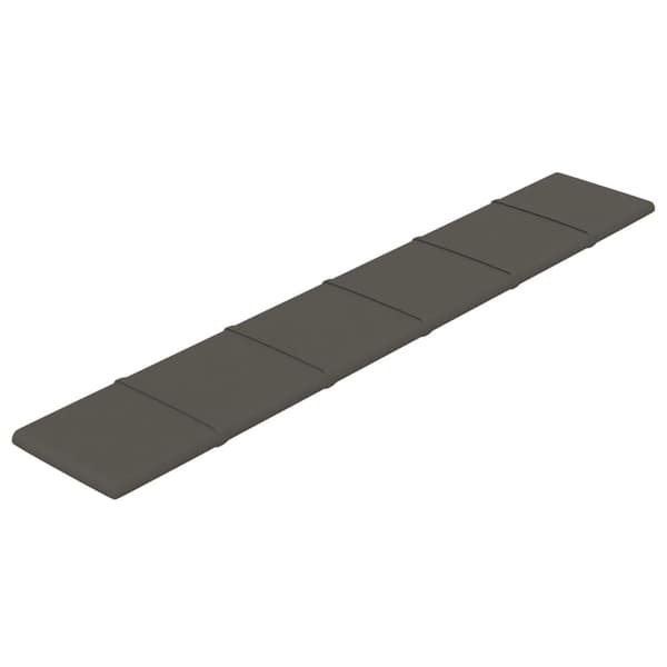 vidaXL Väggpaneler 12 st mörkgrå 90x15 cm sammet 1,62 m² Grå