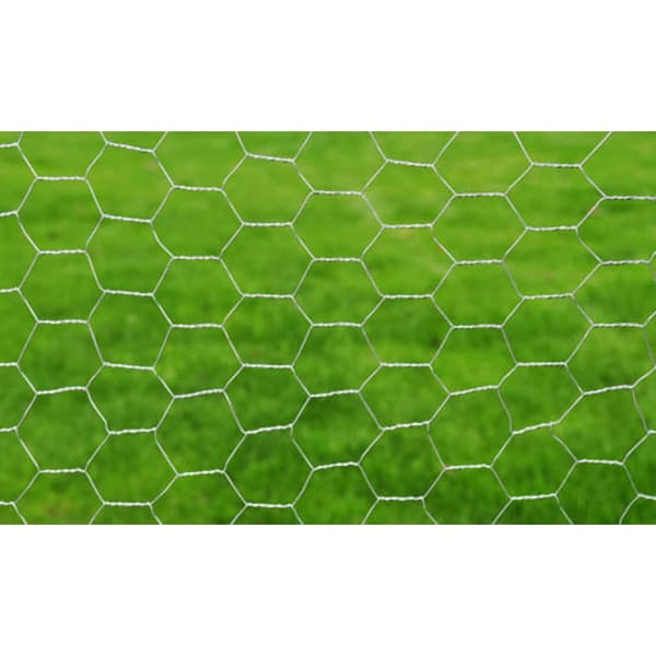 vidaXL Hönsnät galvaniserat stål 25x1 m silver Silver