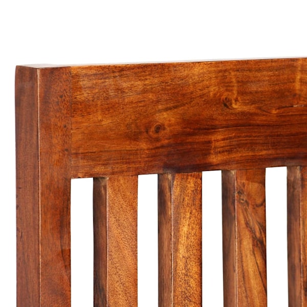 vidaXL Matstolar 4 st massivt trä modern Brun