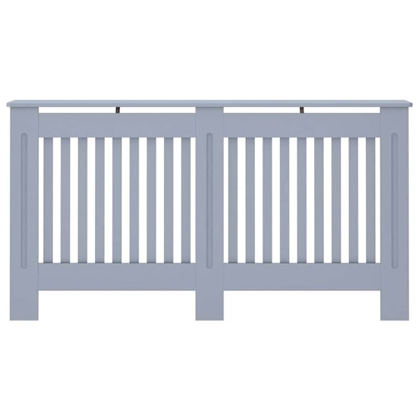 vidaXL Elementskydd antracit 152x19x81,5 cm MDF Antracit
