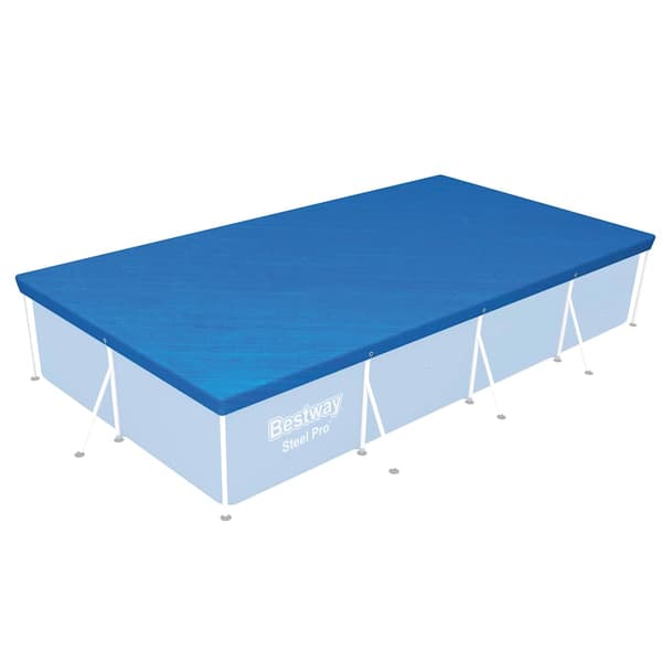 Bestway Poolöverdrag Flowclear 400x211 cm Blå