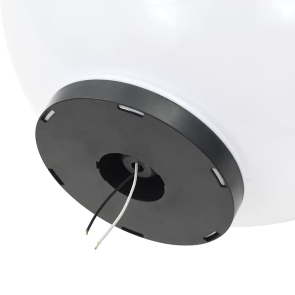 vidaXL Globlampa LED sfärisk 50 cm PMMA Vit