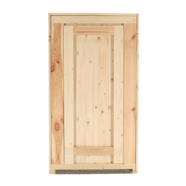 Esschert Design Väggmonterat barbord med utfällbar hylla L natur Brun