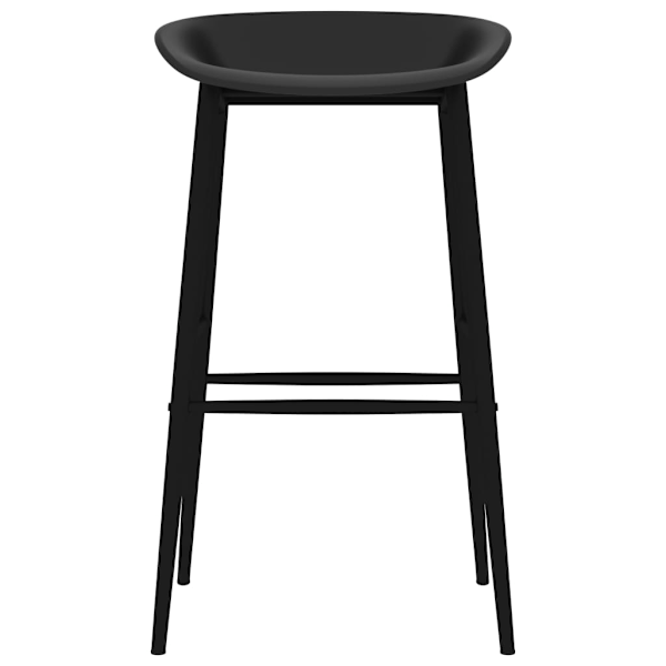 vidaXL Bargrupp 5 delar svart Svart