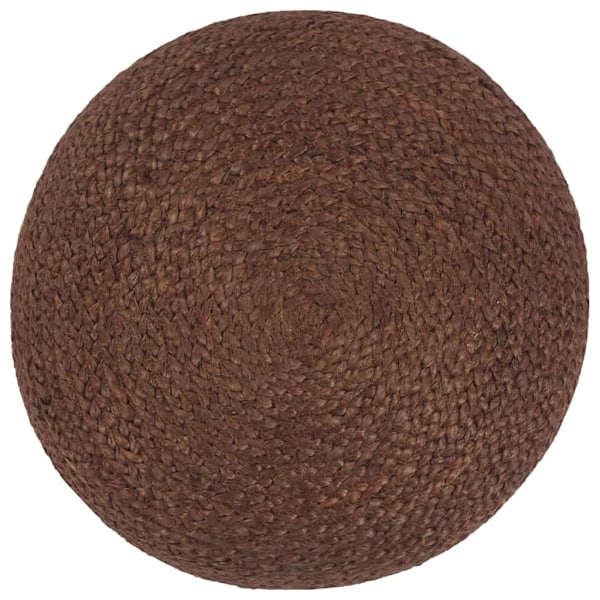 vidaXL Handgjord sittpuff brun 40x45 cm jute Brun