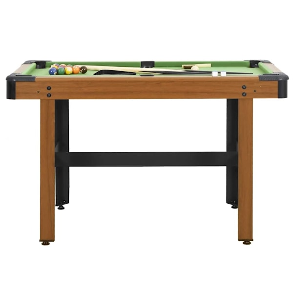 vidaXL Biljardbord 122x61x76 cm brun Brun