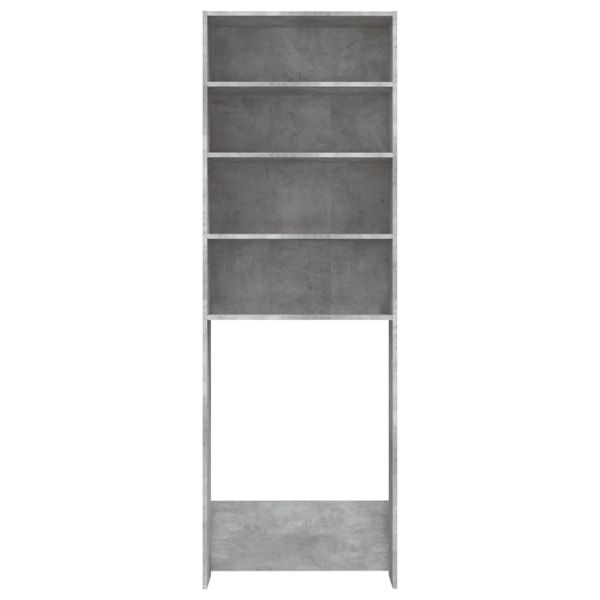 vidaXL Badrumsskåp betonggrå 64x24x190 cm Concrete grey