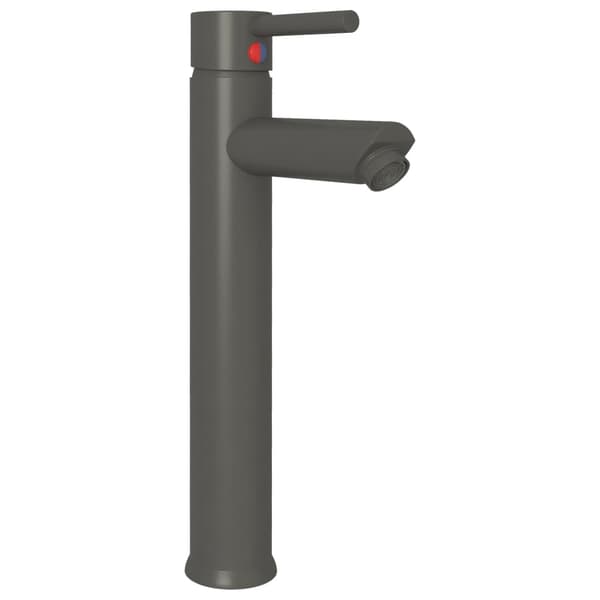 vidaXL Badrumsblandare grå 12x30 cm grå