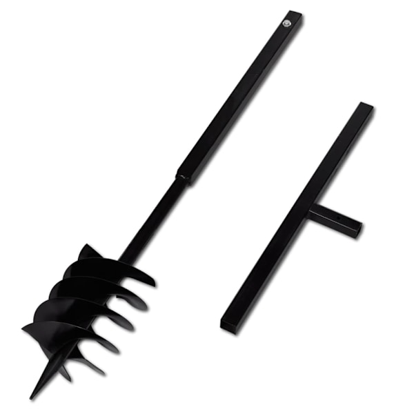 vidaXL Jordborr Auger 3 spiraler 180 mm