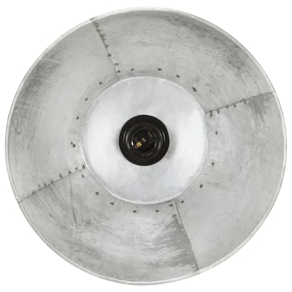 vidaXL Hänglampa 25 W silver rund 28,5 cm E27 Silver