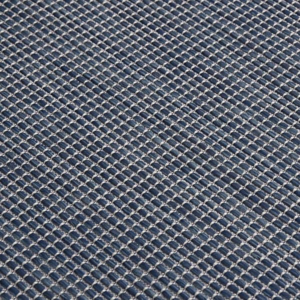 vidaXL Utomhusmatta plattvävd 160x230 cm blå Blå