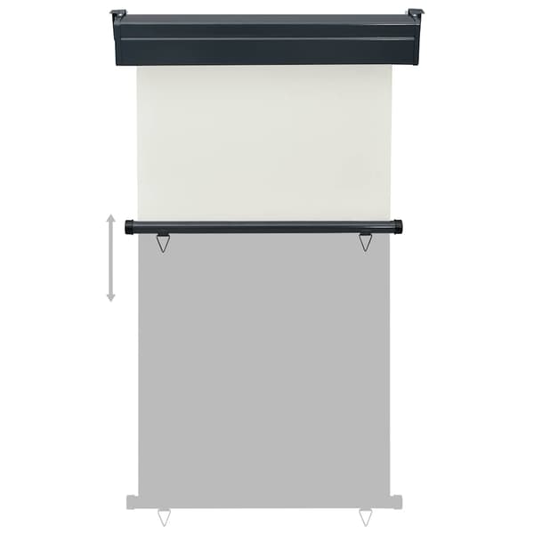 vidaXL Balkongmarkis 105x250 cm gräddvit Creme