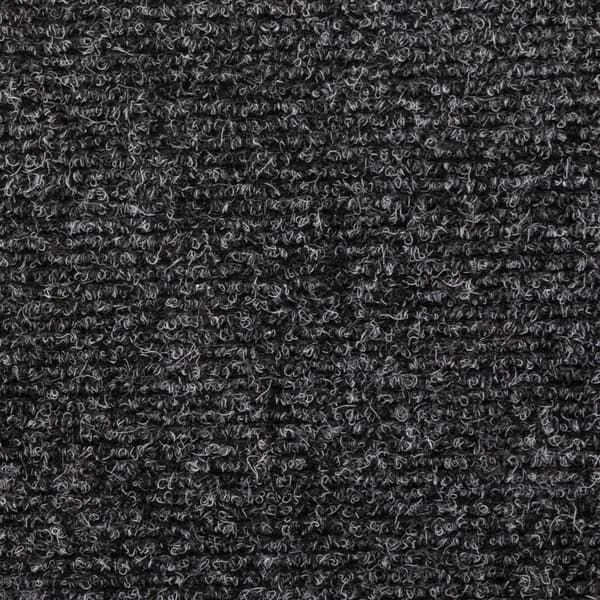 vidaXL Trappmattor självhäftande 10 st 65x21x4 cm mörkgrå rektangulär kant grå