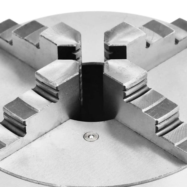 vidaXL 4-backs självjusterande svarvchuck 200 mm stål