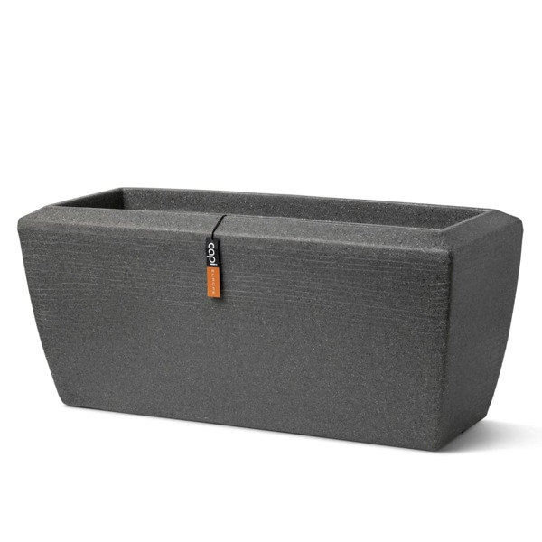 Capi Blomkruka Arc Granite rektangulär 60x35x40 cm antracit Antracit