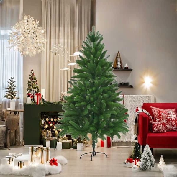 vidaXL Plastgran verklighetstrogna barr 180 cm grön Grön