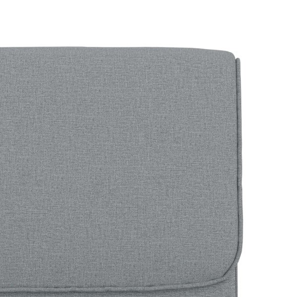 vidaXL Loungestol ljusgrå 55x64x80 cm tyg Grå