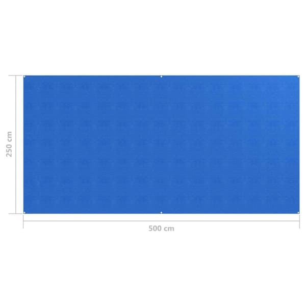 vidaXL Tältmatta 250x500 cm blå