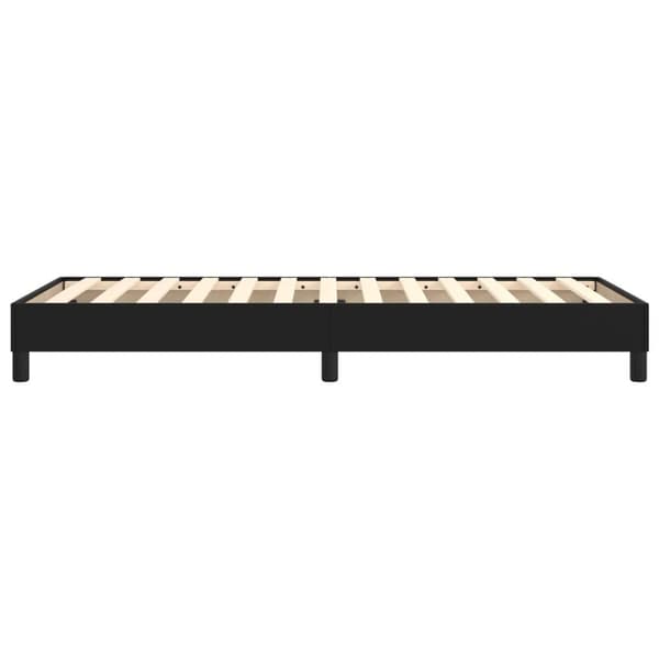 vidaXL Ramsäng svart 80x200 cm konstläder Svart