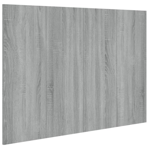 vidaXL Sänggavel grå sonoma 120x1,5x80 cm konstruerat trä grå