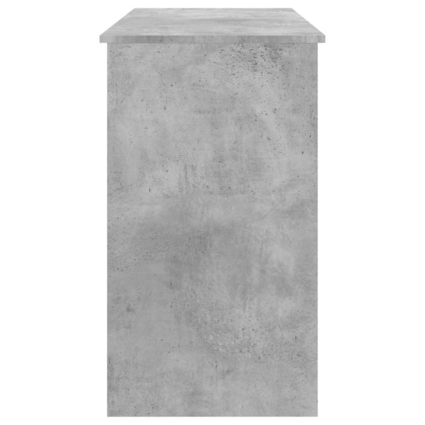 vidaXL Skrivbord betonggrå 90x45x76 cm konstruerat trä grå