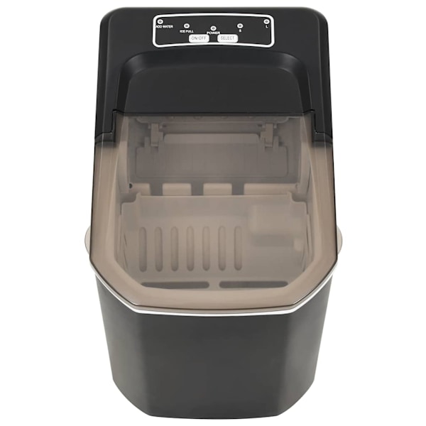 vidaXL Ismaskin 1,4 L 15 kg / 24 tim svart Svart
