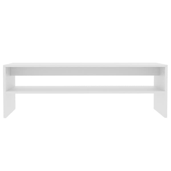 vidaXL Soffbord vit 100x40x40 cm konstruerat trä Vit