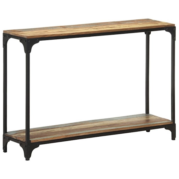 vidaXL Konsolbord 110x30x75 cm massivt återvunnet trä Brun
