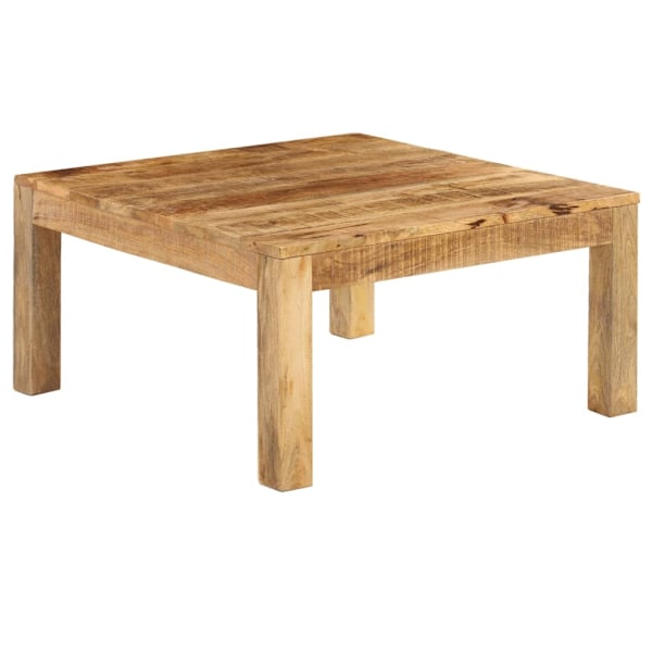 vidaXL Soffbord massivt mangoträ 80x80x40 cm Brun
