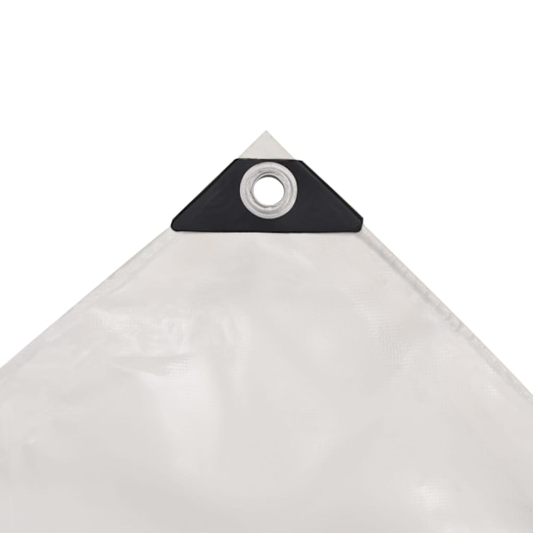 vidaXL Presenning 650 g/m² 4x8 m vit Vit