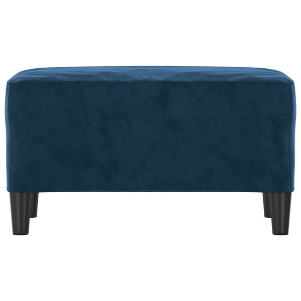 vidaXL Bänk blå 70x35x41 cm sammet Blå