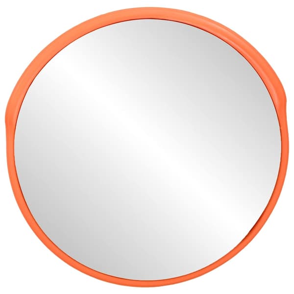 vidaXL Konvex trafikspegel PC-Plast 45 cm utomhusbruk orange Orange