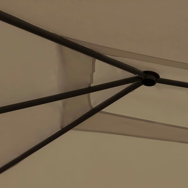 vidaXL Paviljong 3x6x2,6 m taupe 160 g/m² Taupe