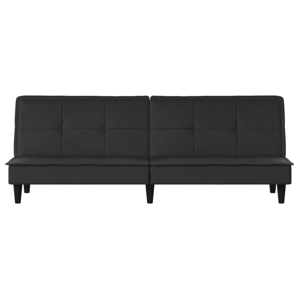 vidaXL Bäddsoffa svart tyg art