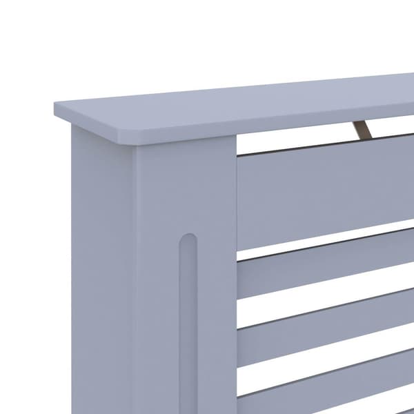 vidaXL Elementskydd antracit 112x19x81,5 cm MDF Antracit