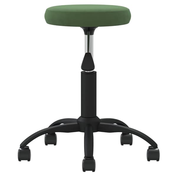 vidaXL Matstol mörkgrön sammet Grön
