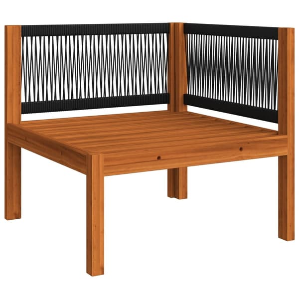 vidaXL 5-delat trädgårdsset med kuddar krämfärgad 63x63 cm Vit
