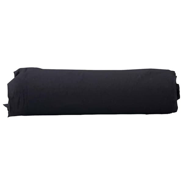 vidaXL Ogräsduk 1x10 m polyesterfiber svart Svart