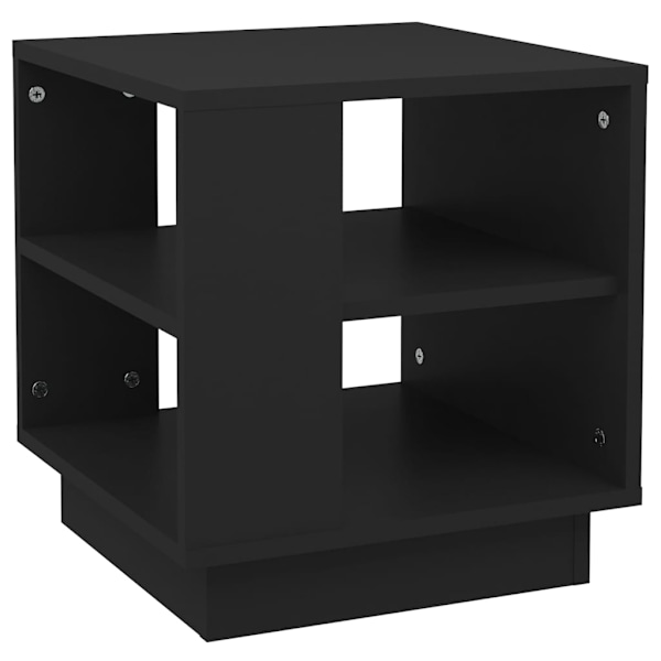 vidaXL Soffbord svart 40x40x43 cm konstruerat trä Svart