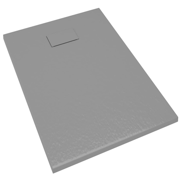 vidaXL Duschkar SMC grå 100x70 cm grå