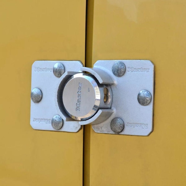 Master Lock Hänglås & hasp set stål silver 736EURD Silver